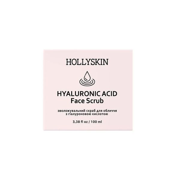 Скраб для обличчя з гіалуроновою кислотою Hyaluronic Acid Face Scrub 100 ml ho-00710 фото