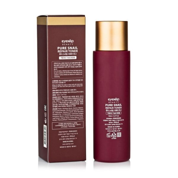 Тонер восстанавливающий с муцином улитки для лица Eyenlip PURE SNAIL REPAIR TONER 150ml to-4265 фото