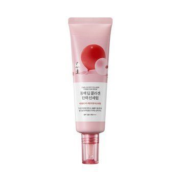 Сонцезахисна сироватка 50 мл ROUND LAB CAMELLIA DEEP COLLAGEN FIRMING SUN SERUM sy-42212 фото