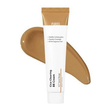 BB-крем із екстрактом центели азіатської PURITO Cica Clearing BB Cream #27 Sand Beige 30ml (Новий дизайн) vv-10366 фото