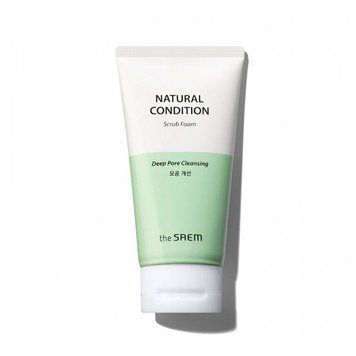 Пенка-скраб с экстрактом портулака для проблемной кожи The Saem Natural Condition Scrub Foam 150ml oc-2961 фото