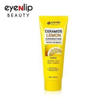 Пенка для умывания с керамидами и экстрактом лимона для лица Eyenlip Ceramide Lemon Cleansing Foam 100ml pe-5623 фото