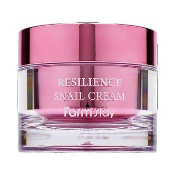 Крем с муцином улитки двойного действия для выравнивания тона FarmStay Resilience Snail Cream 80g au-11412 фото