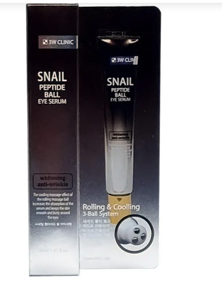 Крем для шкіри навколо очей 3W Clinic Snail Peptide Eye Ball Serum 30ml kr-21282 фото