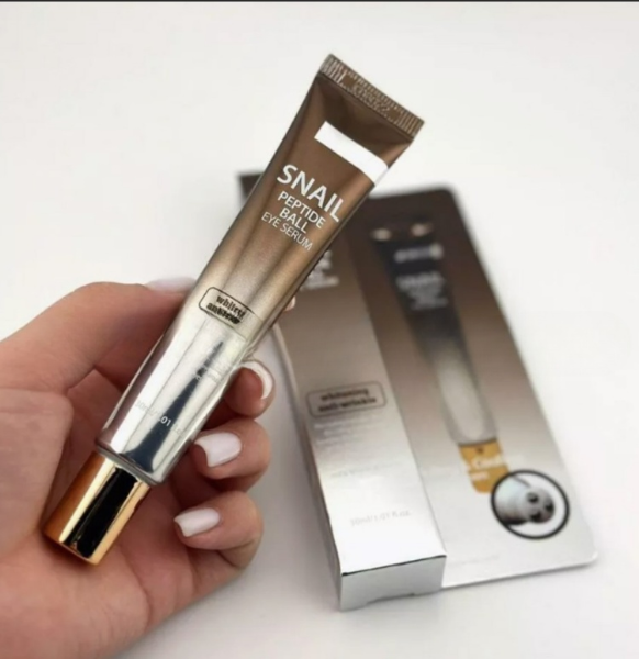 Крем для шкіри навколо очей 3W Clinic Snail Peptide Eye Ball Serum 30ml kr-21282 фото