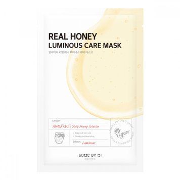 Маска тканевая с медом для лица Some By Mi Real Honey Luminous Care Mask 20ml au-6198 фото