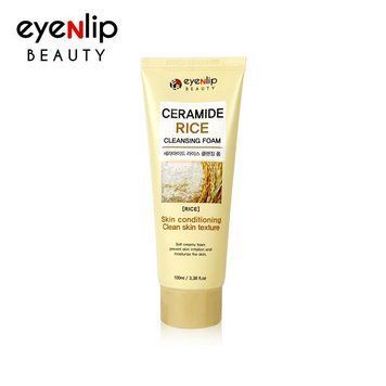 Пенка для умывания с керамидами и экстрактом риса для лица Eyenlip Ceramide Rice Cleansing Foam 100ml pe-5625 фото
