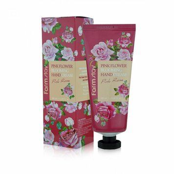 Крем для рук зволожуючий та заспокійливий з екстрактом троянди FarmStay Pink Flower Blooming Hand Cr kr-2444 фото