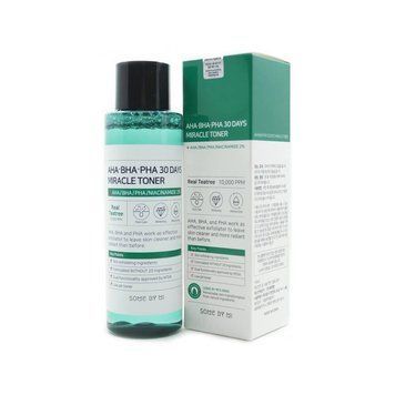 Лечащий Тонер Для Проблемной Кожи С Комплексом Кислот Some By Mi AHA-BHA-PHA 30 Days Miracle Toner 150ml to-1007 фото