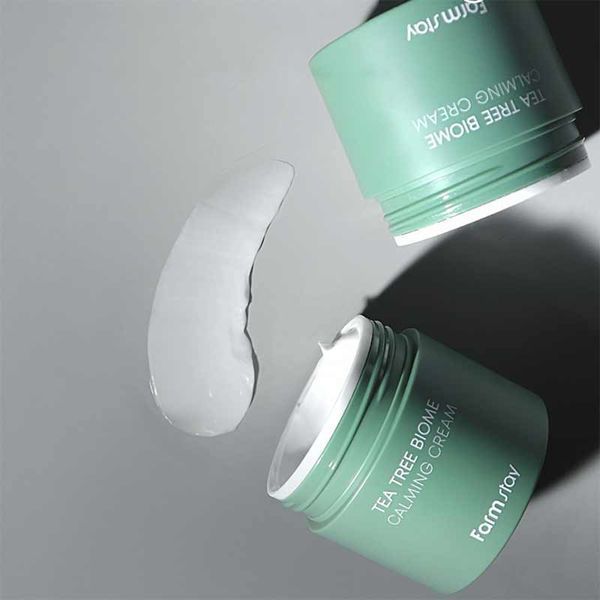 Крем із чайним деревом для проблемної шкіри обличчя FarmStay Tea Tree Biome Calming Cream 80ml au-21416 фото