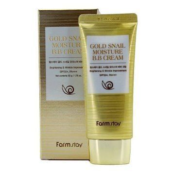 Многофункциональный BB-крем с муцином улитки FarmStay Gold Snail Moisture BB Cream 50ml vv-8468 фото