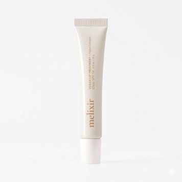 Веганський бальзам для губ прозорий SPF 15 г Melixir Vegan Lip Treatment 01 Clear SPF 15g so-71374 фото