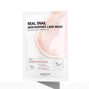 Маска тканевая с муцином улитки для лица Some By Mi Real Skin Barrier Care Mask 20ml au-6200 фото