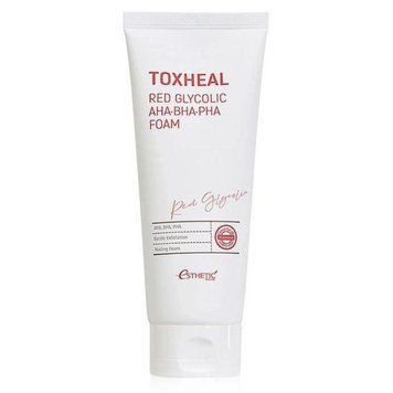 Пенка для умывания с гликолевой кислотой Esthetic House Toxheal Red Glycolic AHA-BHA-PHA Foam 150ml vo-10942 фото