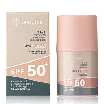 Солнцезащитный крем для лица Bogenia Sunscreen Face Cream SPF 50+ 50ml 422BG фото