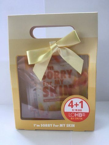 Набір масок тканинних для обличчя Ultru I"m Sorry for My Skin Real Calendula Revitalizing Mask 4+1 LIMITED 23ml х 4 + 23ml ma-4233 фото