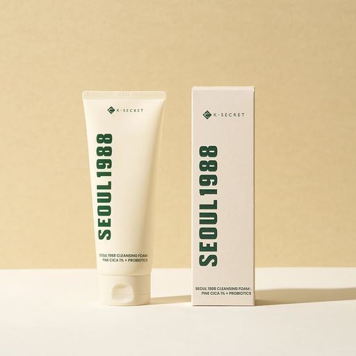 Очищувальна пінка для вмивання K-Secret Seoul 1988 Cleansing Foam : Pine Cica 1% + Probiotics 150ml op-40553 фото