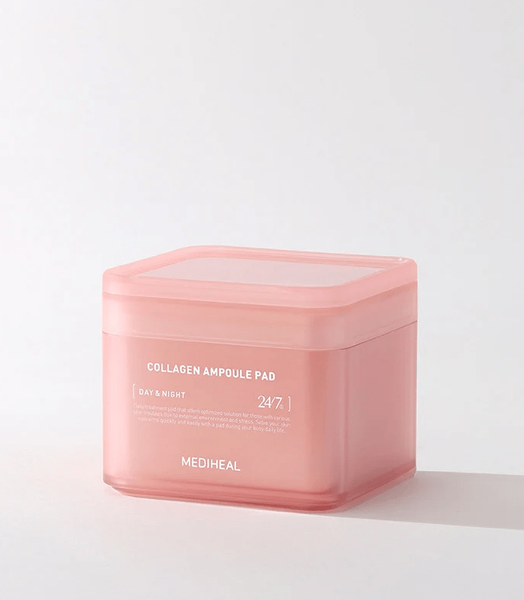 Тонер-пади з колагеном для підвищення пружності шкіри Mediheal Collagen Ampoule Pad 100шт pe-58701 фото