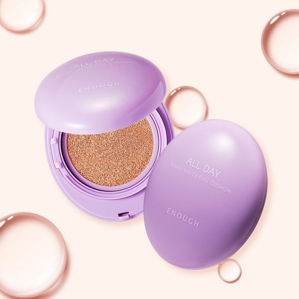 Зволожуючий тональний кушон ENOUGH All Day Dewey Water Full Cushion SPF 50+ PA++++ #21 ku-14568 фото