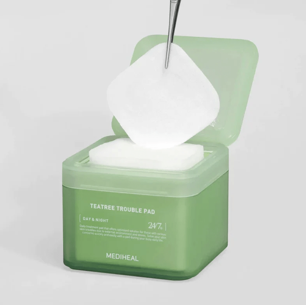 Тонер-пады для лица с чайным деревом Mediheal Teatree Trouble Pad 100шт pe-58671 фото