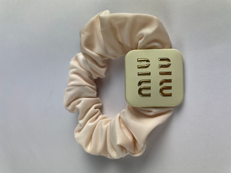 Резинка для волосся MIU MIU Hair Tie White dl-66678 фото