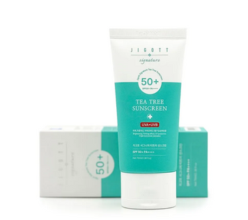 Солнцезащитный крем с экстрактом чайного дерева Jigott Signature Tea Tree Sunscreen 70ml so-83031 фото