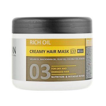 Крем-маска для сухого та пошкодженого волосся Kayan Professional Rich Oil Creamy Hair Mask 300ml vo-8221 фото