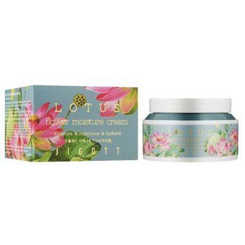 Зволожуючий крем для обличчя з екстрактом лотоса JIGOTT LOTUS FLOWER MOISTURE CREAM 100ml au-8606 фото