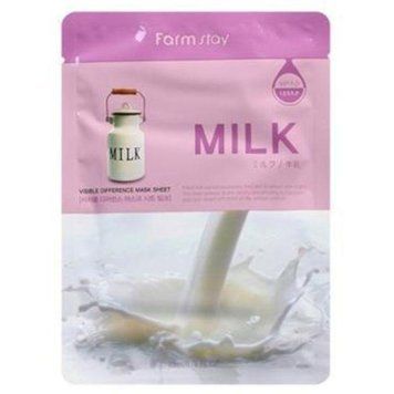Маска тканевая с молочными протеинами для лица FarmStay Visible Difference Milk Mask Sheet 23ml tk-5043 фото