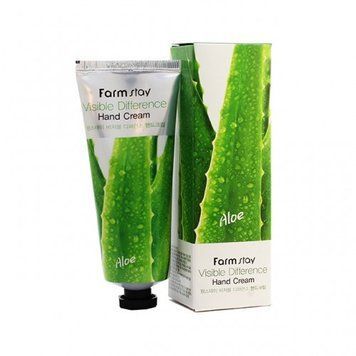 Зволожуючий крем з алое віра для рук Visible Differerce Hand Cream Aloe 100ml kr-5046 фото