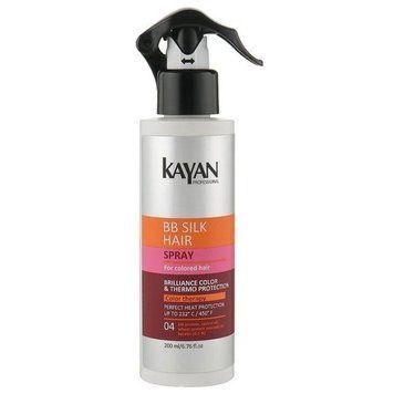 Спрей-термозахист для фарбованого волосся Kayan Professional BB Silk Hair Spray 200ml vo-8210 фото