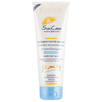 Бальзам після засмаги зволожувальний заспокійливий Eveline Cosmetics Family After Sun Care 250ml te-7738 фото