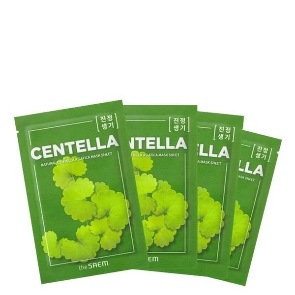 Тканинна маска для обличчя The Saem Natural Centella Asiatica Mask Sheet 1шт tk-11391 фото