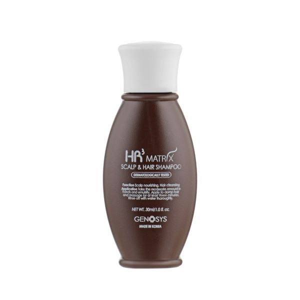 Шампунь від випадання та для стимуляції росту волосся Genosys HR3 MATRIX Scalp Shampoo 30ml sh-66272 фото