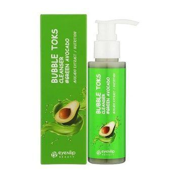 Пенка пузырьковая зеленая для лица Eyenlip Green Avocado Bubble Toks Cleanser 200мл pe-4346 фото