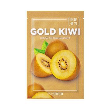 Тканевая маска для лица с экстрактом киви The Saem Natural Gold Kiwi Mask Sheet 1шт tk-11392 фото
