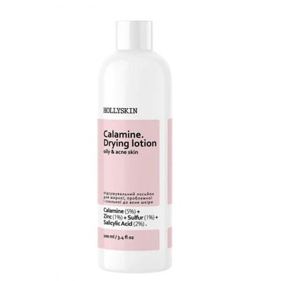 Лосьйон для жирної, проблемної та схильної до акне шкіри Hollyskin Calamine. Drying Lotion, 100ml li-7459 фото