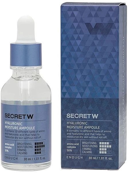 Сироватка з гіалуроновою кислотою Enough Secret With Hyaluronic Moisture Ampoule 30ml sy-88327 фото