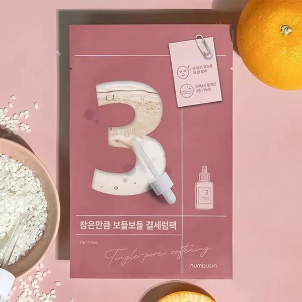 Смягчающая тканевая маска для лица Numbuzin Tingle-Pore Softening Sheet Mask 1шт tk-80302 фото