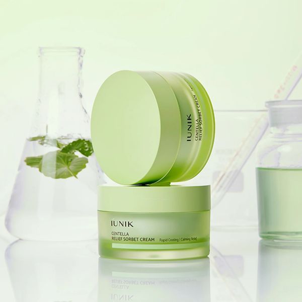 Успокаивающий крем-сорбет с центелой азиатской IUNIK Centella Relief Sorbet Cream 50ml au-81276 фото
