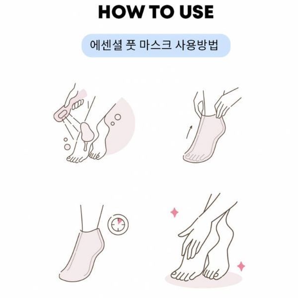 Маска-шкарпетки для ніг FarmStay Essential Foot Mask 1 пара dl-11415 фото