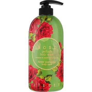 Парфюмированный гель для душа с ароматом розы Jigott Rose Perfume Body Wash 750ml ge-82157 фото