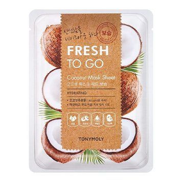 Тканинна маска для обличчя з маслом кокосу Tony Moly Fresh To Go Coconut Mask Sheet au-6410 фото