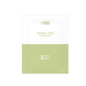 Тканинна маска для обличчя заспокійлива з гіалуроновою кислотою SWEETEEN Tartcherry Cica Calming Mask 25ml au-6551 фото