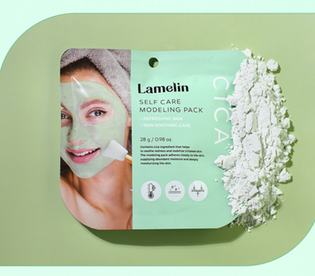 Моделююча маска для обличчя Lamelin Self Care Modeling Pack Cica 28g li-19046 фото