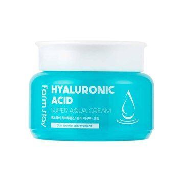 Крем для лица увлажняющий с гиалуроновой кислотой Farmstay Hyaluronic Acid Super Aqua Cream 100ml kr-5581 фото