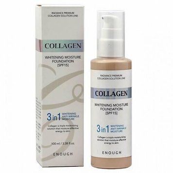 Тональний Крем Освітлюючий З Колагеном Enough Collagen Whitening Moisture Foundation 3 in 1 SPF 15 1 vv-2345 фото
