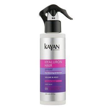 Спрей для тонких и лишенных объема волос Kayan Professional Hyaluron Hair Spray 200ml vo-8246 фото