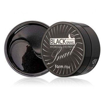 Патчі Гідрогелеві З Муцином Чорного Равлика FARM STAY Black Snail Hydrogel Eye Patch es-189321 фото