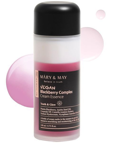 Зволожуюча кремова есенція Mary&May Vegan Blackberry Complex Cream Essence 140ml es-10979 фото